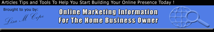 Lisa M Cope - Online Marketing Home Business Info
